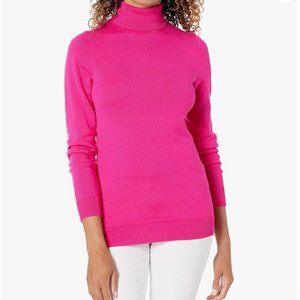 Amazon Women's Classic-Fit Lightweight Long-Sleeve Turtleneck Sweater NWOT